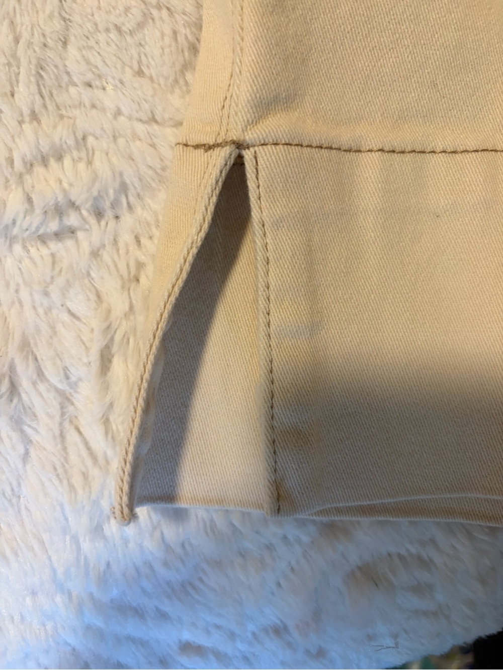 NWT Democracy Ab solution High Rise Center Seam Kick Flare Pant Side Slit Sz 8 - Picture 10 of 14